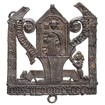 Pilgrim badge of Our Lady of Grace originating from Scheut (B)